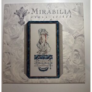 OOP NEW Mirabilia Stone Roses Cross Stitch Chart Pattern MD 17 Sealed